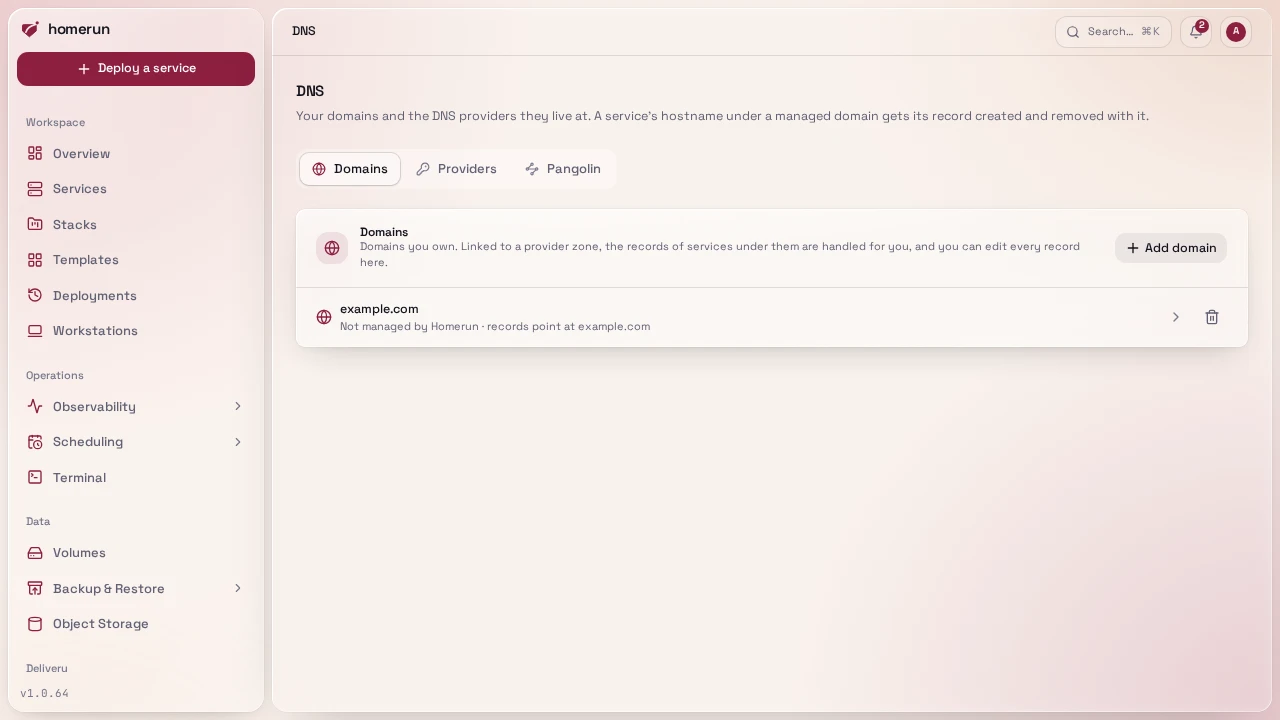 Domains
