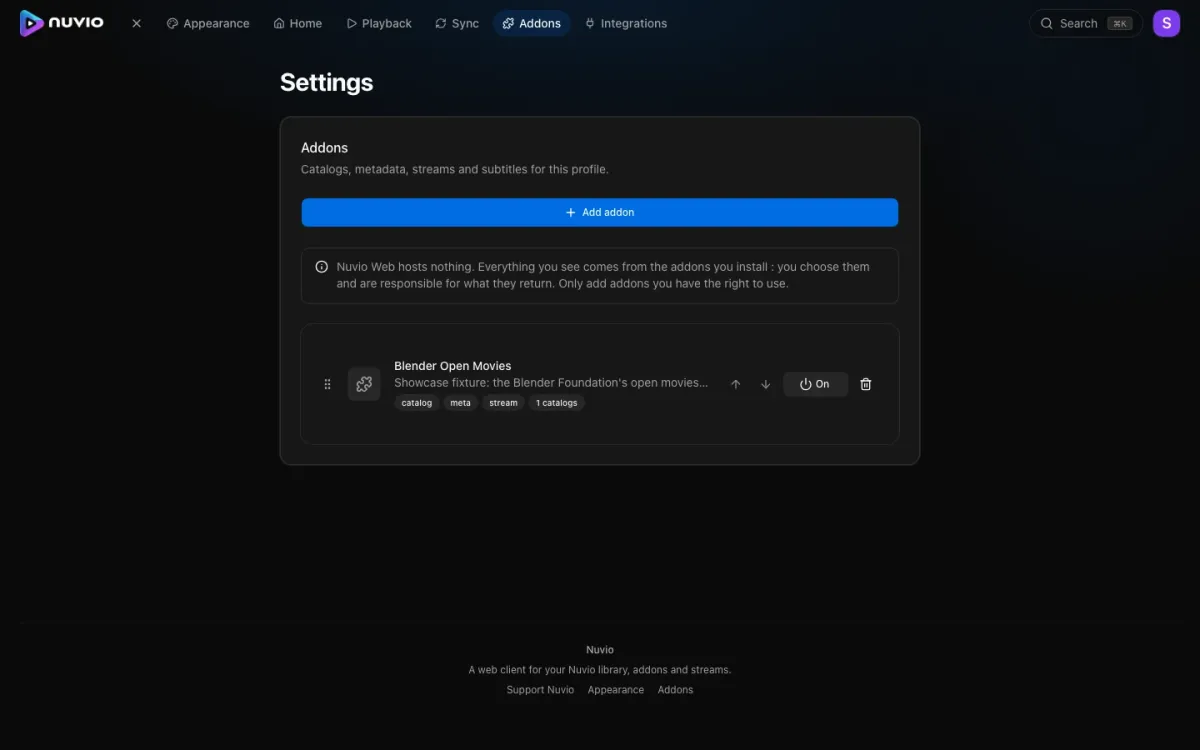 Addons