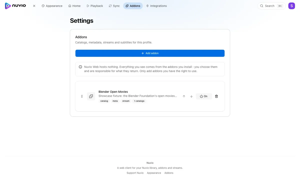 Addons